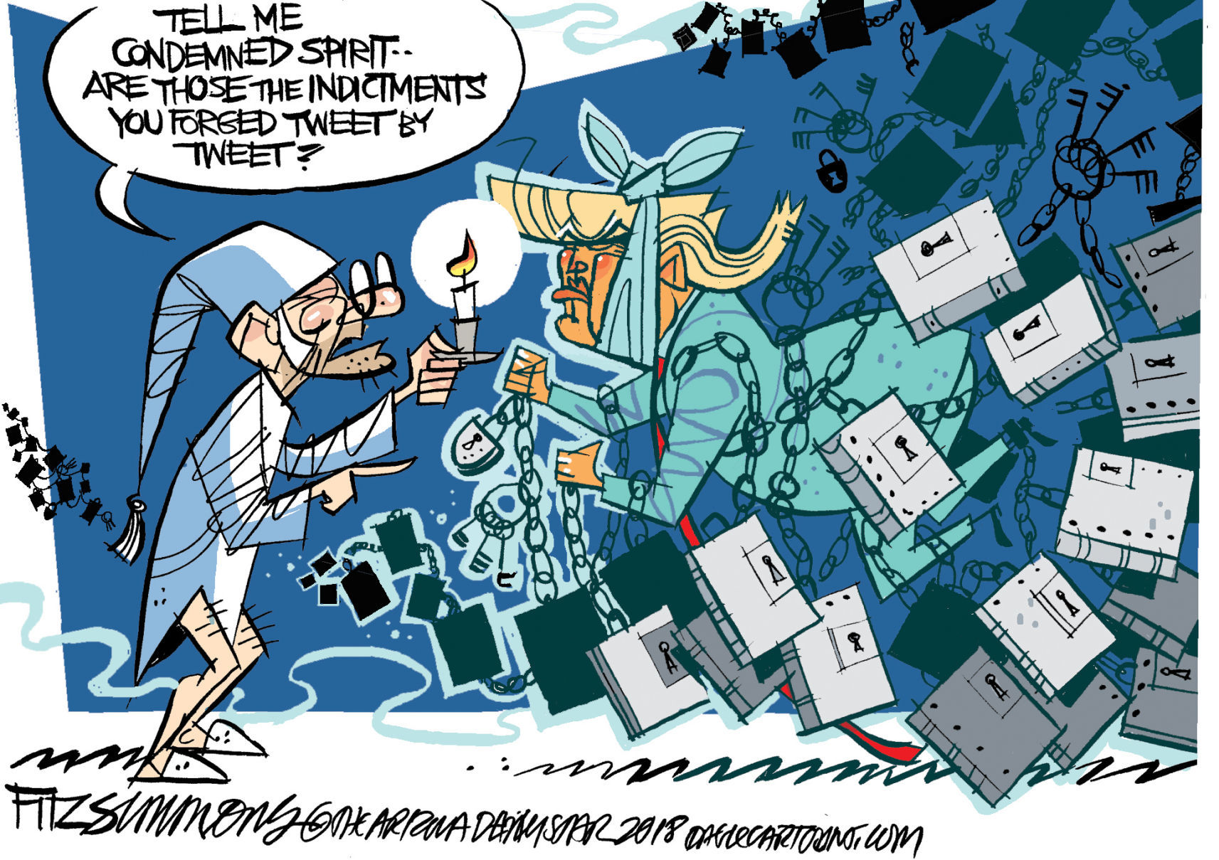 Daily Fitz Cartoon: Link by link